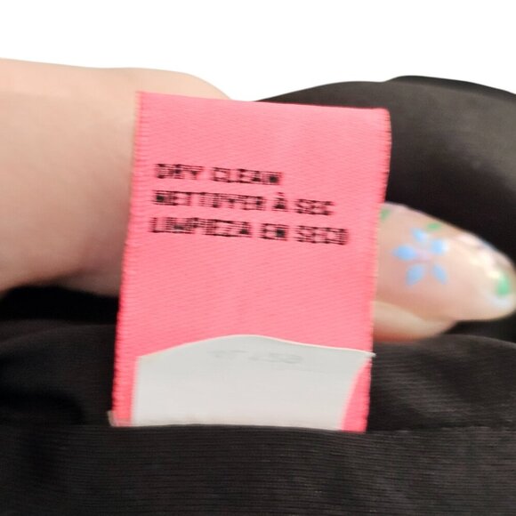 Betsy Johnson Black Floral Embroidered Dress Sz 8 - Picture 12 of 13